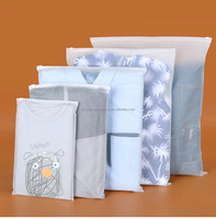 Meilleur Prix 100 Sacs d'emballage à fermeture éclair à faible MOQ pour vêtements, en PVC/PE/EVA, impression offset, avec valve de scellage et poignée, pour le rangement de bijoux