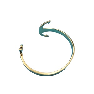 Stainless Steel Cuff Bracelet Gold <b>Engraved</b> Letter Design Open <b>Bangle</b> Gift Jewelry - Product Image 5