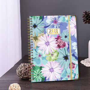 Hermoso regalo recién llegado 2025 espiral colorido elástico cubierta dura cuaderno planificador libro marca pegatinas para oficial viajero niños - Product Image 4