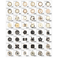 Bouton de broche Anti-nu, 1 pièce, sur mesure, pas de couture, bouton de perle populaire