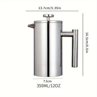 Vente à chaud en acier inoxydable à double paroi de haute qualité Prensa Francesa French Press Coffee Plunger Coffee & Tea Sets
