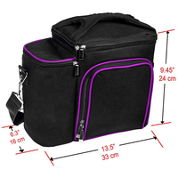 Ensemble de boîte de sac de repas isotherme à plusieurs compartiments portable personnalisé à deux étages sac isotherme à déjeuner avec récipient pour aliments