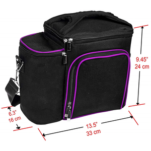 Ensemble de boîte de sac de repas isotherme à plusieurs compartiments portable personnalisé à deux étages sac isotherme à déjeuner avec récipient pour aliments - Product Image 4