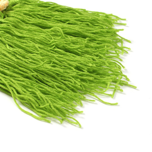 Conjunto de Falda Hawaiana de Paja Tejida a Mano en Verde <span class=keywords><strong>para</strong></span> Bebés Recién Nacidas, Accesorio <span class=keywords><strong>para</strong></span> Fotos de Bebés de 100 Días - Product Image 5
