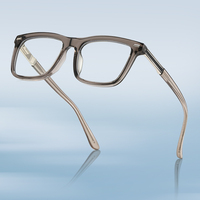 Lunettes de vue carrées classiques personnalisables en gros, bloquant la lumière bleue, tendance, populaires, style Ins, unisexe, montures de lunettes, livraison rapide