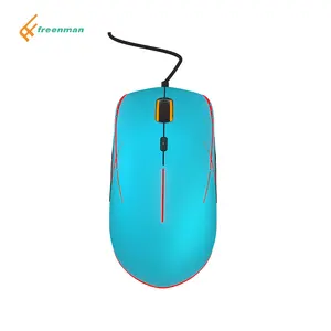 Freenman Patent design light weight FM88 RGB led backlit with programable software gaming mouse