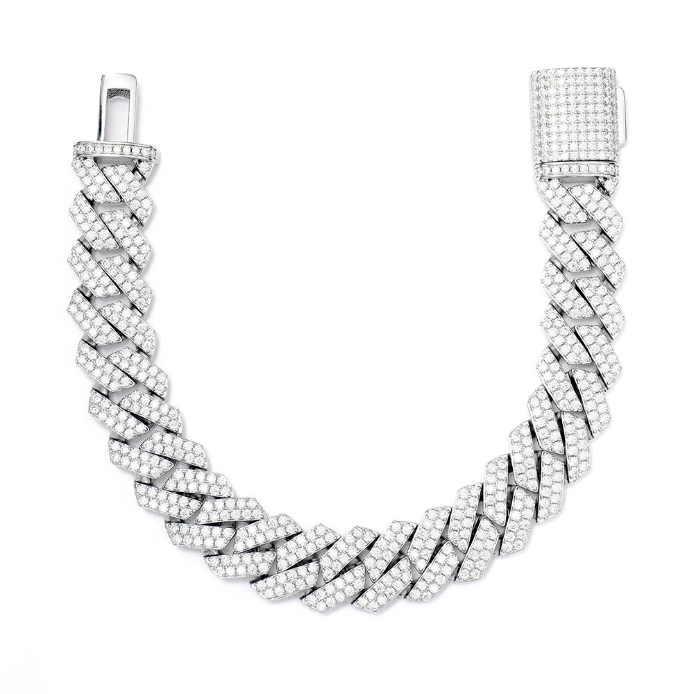 White Gold Plated(14mm Width)