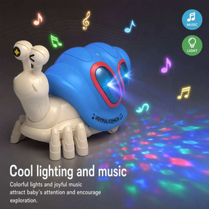 Jouet Électrique Universel en Forme de Conque Mobile avec Lumières LED et Musique, Jouet Interactif pour Enfants, Animal Rampant pour l'Éveil Éducatif et Cadeau d'Anniversaire - Product Image 6