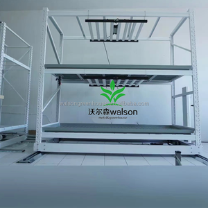 Mesa <span class=keywords><strong>de</strong></span> inundación <span class=keywords><strong>de</strong></span> Banco rodante <span class=keywords><strong>de</strong></span> flujo y reflujo vertical para cultivo <span class=keywords><strong>de</strong></span> microverduras para interior - Product Image 2