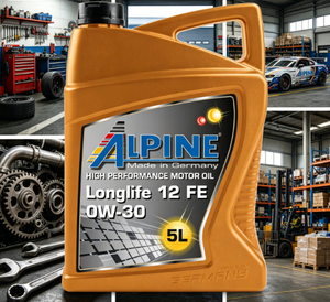 Aceite de Motor Alpine Longlife 12 FE 0W-30 5L, Lubricante de Alto Rendimiento, Hecho en Alemania - Product Image 6