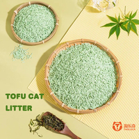 TAO LUCK Litière pour chat en tofu anti-adhésive, sans poussière, sans produits chimiques, sans traces de griffes, économie de litière et écologique