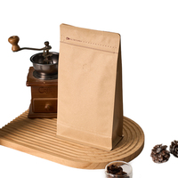 Pochette en papier kraft biodégradable imprimée sur mesure, avec fermeture à clip, pour les boules de chocolat