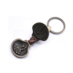 <b>Double</b>-sided Shell Braided Leather Keychain Metal Pendant Travel Gift Souvenir - Product Image 2