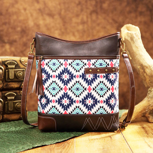 Venta directa de fábrica vintage trenzado borla bandolera multicolor imitación cuero literario llamativo - Product Image 6