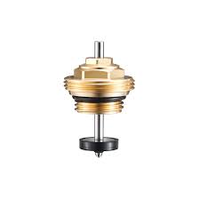 Collecteur thermostatique vert Aiguille intérieure Noyau en laiton Manuel Hydronique Radiant Chauffage par le sol Collecteur en acier inoxydable