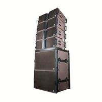 Venta al por mayor de fábrica: Caja de sonido pasiva LA210 Line Array de neodimio con doble altavoz de 10 pulgadas y subwoofer de 18 pulgadas para escenario