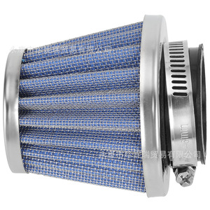 Filtro de aire de tela azul de 38-42 mm con malla de alambre de acero para motocicleta todoterreno, pieza de repuesto para admisión frontal - Product Image 4