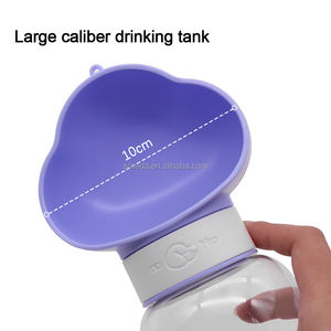 Köpek su şişesi uygun köpek sızdırmaz yavru köpek gıda konteyner ile su kasesi Pet su şişesi yürüyüş batonu seyahat - Product Image 4