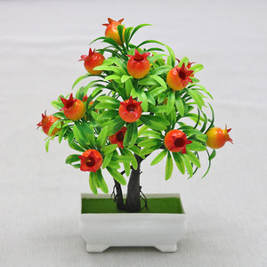 Bonsai <span class=keywords><strong>artificial</strong></span> em vaso para decoração, decoração de casa, flores artificiais, simulação retrô, planta verde, floral, suculento, enfeite de vasos - Product Image 2