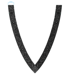 De la mitad de longitud de la manga colorido impreso de gasa Mujer Plus tamaño Kaftan <span class=keywords><strong>vestido</strong></span> <span class=keywords><strong>Midi</strong></span> con cordón Trim Decoración - Product Image 6