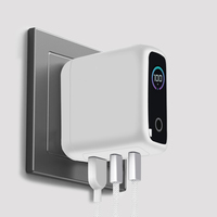 Cargador Rápido GaN de 100W con Enchufe Europeo, Pantalla LED, USB-C PD 3.1 SCP, Adaptador de Corriente a Prueba de Fuego para Laptop, Teléfono, Tablet, Auriculares, Cámara