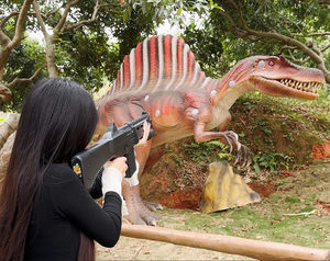 Parque Jurásico tamaño de la vida de tiro Animatronic dinosaurio modelo juegos de pistola - Product Image 1