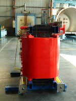 Transformateur électrique à haut rendement et faible perte SCB11/12, transformateur sec 10kV 11kV vers 440V, bobine ronde Ganzhong, triphasé 50Hz, transformateur de puissance industriel
