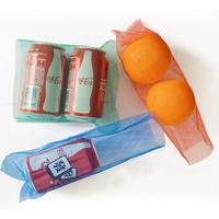 Sac de filet de protection en maille tubulaire souple extrudé en PE PP pour légumes et œufs coupés sur mesure en rouleau