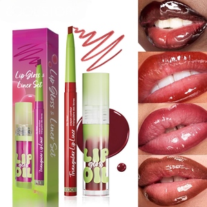 COOL STORY CL2549 Ensemble 2-en-1 Brillant à Lèvres & Crayon Contour des Lèvres - Hydratant Longue Durée Fini Mat/Brillant Formule Vegan en Stick - Product Image 1