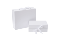 Boîte cadeau rigide pliable magnétique personnalisée OEM, écologique, recyclable, sans marque, pliable, blanche, pour emballage de produits de soin UV