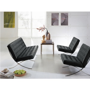 Ensemble de canapés en cuir pour salon, mobilier de salon, canapés de luxe pour salon - Product Image 6