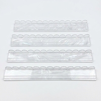 JOYLINK - Ensemble d'accessoires pour jeu de Mahjong, 4 pièces par ensemble, en acrylique transparent, pour le tri du Mahjong