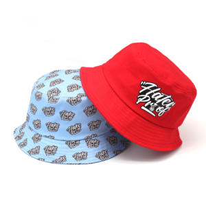 Barato 100% algodón personalizado todo impreso dos lados pescador al aire libre sombreros de cubo al por mayor - Product Image 1