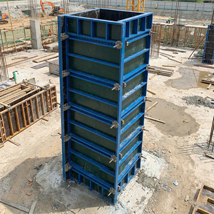 Système de coffrage en acier réglable Minglei pour colonnes, avec panneaux en contreplaqué marin et cadre métallique en <span class=keywords><strong>béton</strong></span> - Product Image 1