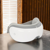 Masseur oculaire intelligent avec contrôle de la minuterie, chaleur, vibrations, musique Bluetooth, shiatsu, pression d'air pour soulager la fatigue oculaire