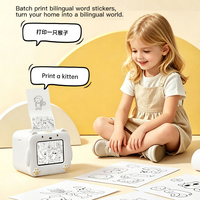 Printer Label Mini Q8 Smart AI Kontrol Suara Pembuat Stiker Thermal Portabel Printer Saku Genggam untuk Catatan Foto Kerajinan DIY