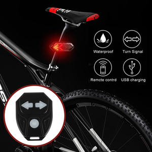 Segnale di svolta <span class=keywords><strong>per</strong></span> bicicletta, lampada posteriore a LED con ricarica USB <span class=keywords><strong>per</strong></span> bicicletta, lampada posteriore notturna con telecomando senza fili - Product Image 4