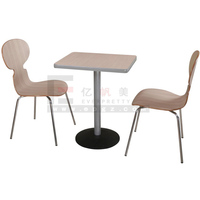 Meubles de magasin de café Table et chaises de café Ensembles de table de restaurant 2 places