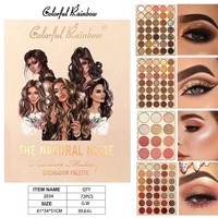 Bella ulramo 117 couleur ombre à paupières poudre fard à joues costume durable perle mat un livre étanche à la transpiration palette en gros
