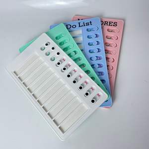 Enfants auto-discipliné perforateur planificateur quotidien planificateur autonome bon plan de formation d'habitudes promotion en plastique - Product Image 5