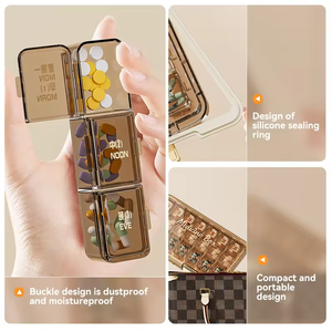 Vente chaude en plastique 7 jours <span class=keywords><strong>pilulier</strong></span> hebdomadaire <span class=keywords><strong>pilulier</strong></span> Portable étui pour tablette <span class=keywords><strong>pilulier</strong></span> - Product Image 5