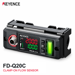 FD-Q20C เซ็นเซอร์วัดการไหลแบบหนีบ 18-28 มม. ท่อ 60-100 ลิตร/นาที 4-20mA IO-Link เมตร หน่วยการวัด รับประกัน 1 ปี - Product Image 1