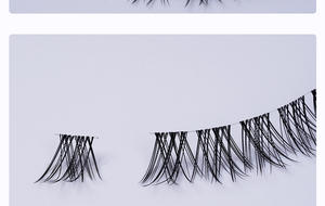 Tira de pestañas DIY-4, extensiones de pestañas de pie de pollo, extensión de pestañas transparente, conjunto de pestañas voluminosas - Product Image 4