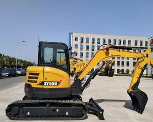 Il Nuovo Mini Escavatore Cingolato da 5,2 Tonnellate SY55U, con Potenza di 31,2 kW e Capacità della Benna di 0,18 m³, È Stato Esportato in Algeria - Product Image 1