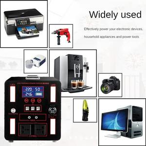 แหล่งจ่ายไฟฟ้าภายนอกอาคารความจุขนาดใหญ่1000วัตต์แบตเตอรี่เก็บ<span class=keywords><strong>พลังงาน</strong></span>สำรองฉุกเฉินใช้งานได้หลายหน้าที่220โวลต์คลื่นไซน์บริสุทธิ์ - Product Image 3