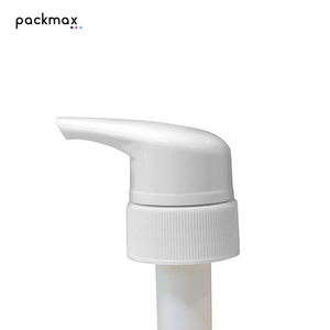 หัวปั๊มโลชั่นพลาสติก PP แบบโค้ง 32 ฟัน พร้อมสวิตช์เกลียวในตัว สำหรับครีมนวดผม แชมพู และเจลอาบน้ำ - Product Image 2