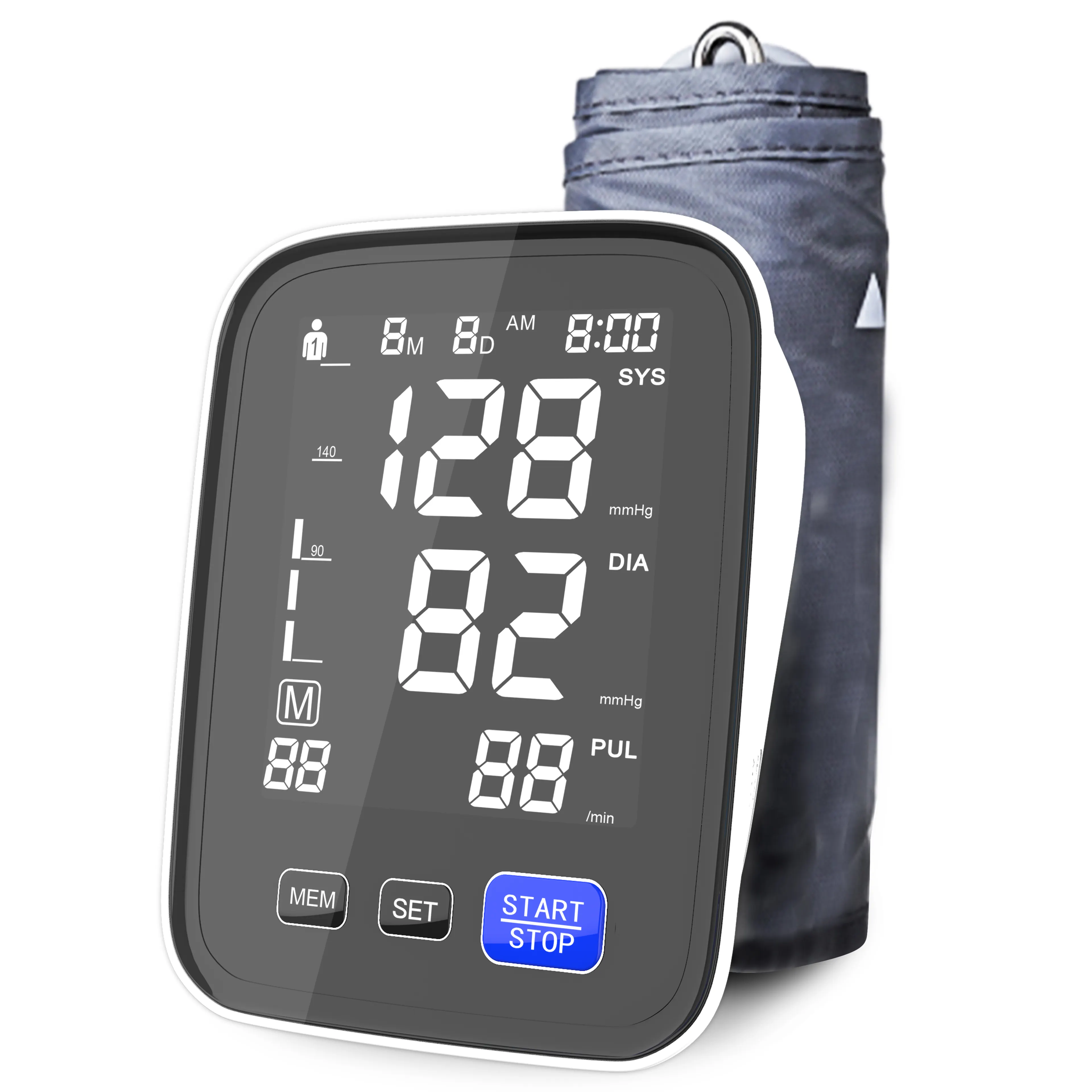 مراقب ضغط الدم الرقمي, مراقب ضغط الدم الرقمي الإلكتروني الطبي أعلى الذراع مراقب ضغط الدم BP