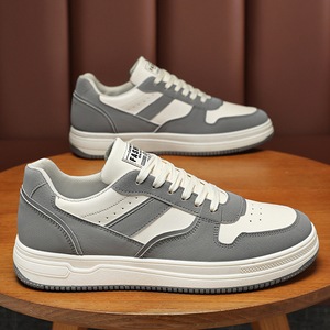 Zapatos Blancos Transpirables 2026, Zapatos Deportivos de Suela Gruesa Modernos y Versátiles para <span class=keywords><strong>Hombre</strong></span>, Zapatos Casuales de Skate - Product Image 1