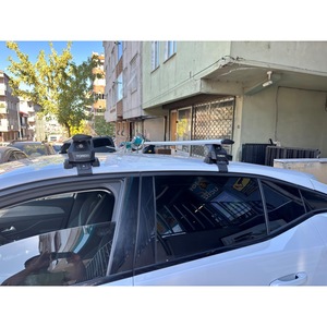 Peugeot 408 <b>Aluminum</b> Roof Rack Cross Bars Black Silver Car <b>Luggage</b> Cargo Carrier Custom Fit - Product Image 6