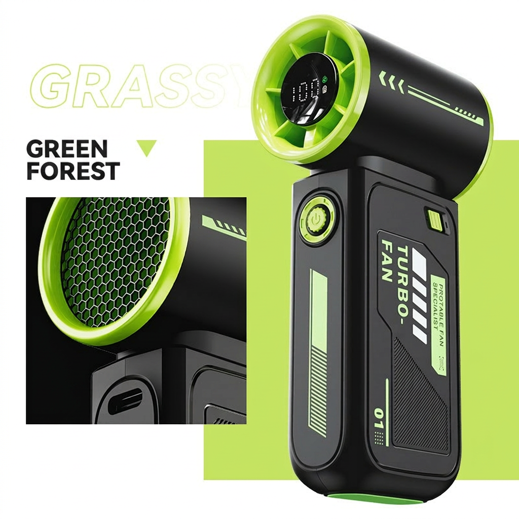 green and black